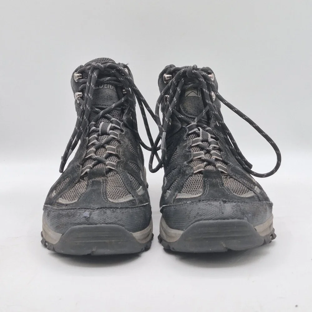 Denali Hiking Boots Mens‎ Size 9.5 Black Leather Mesh Trail Outdoor A17U159F-7